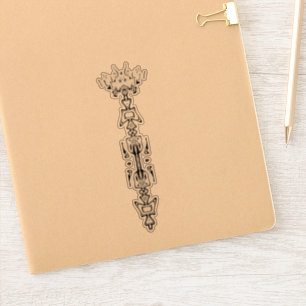 Abstraktes Zeichen (Bild) v1 Aufkleber