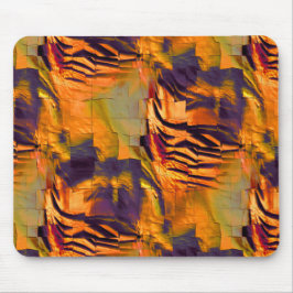 Abstraktes zeichnend Mosaik, rustikales verbrannte Mousepad