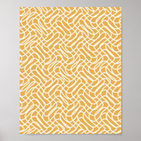 Abstraktes Zeilenmuster Preppy Yellow