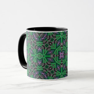 Abstraktes Zierband, gestreift Tasse