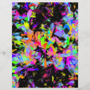 Abstraktes zufällige Messy Paint Color Explosion P