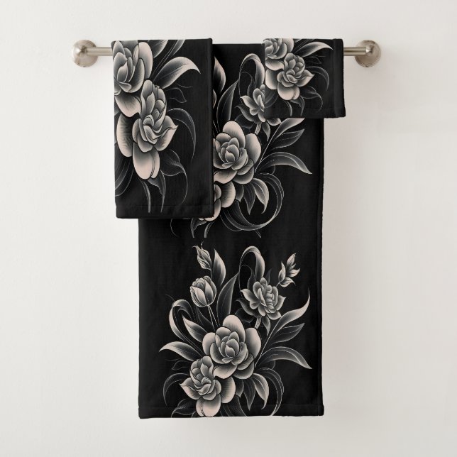 Abstraktion eingekapselt badhandtuch set (Insitu)