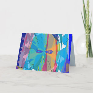 Abstraktion in Design-Karte Karte