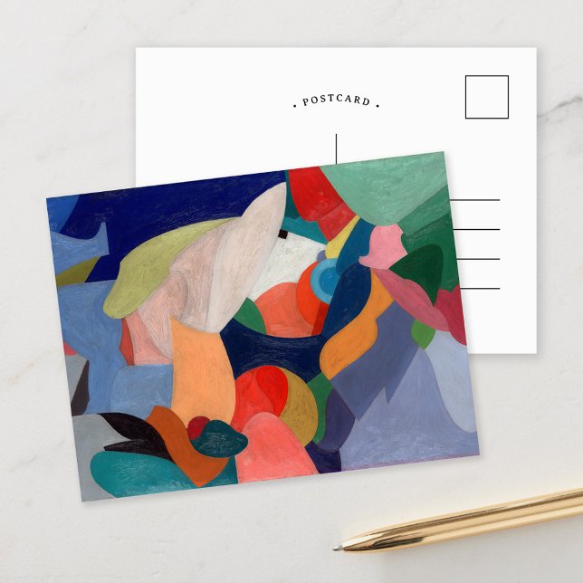 Abstraktion | Jay Van Everen Postkarte (Von Creator hochgeladen)