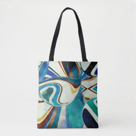 Abstraktion mit geometrischem Geist Tasche