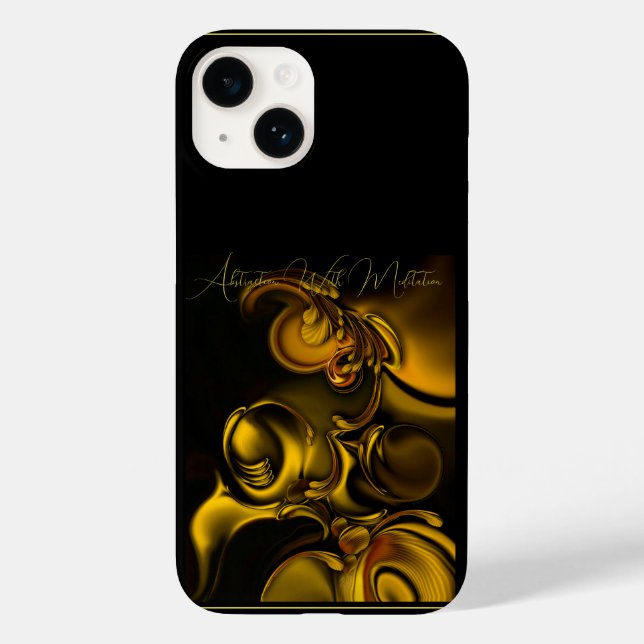 "Abstraktion mit Meditation", iPhone 14 Fall Case-Mate iPhone 14 Hülle (Rückseite)