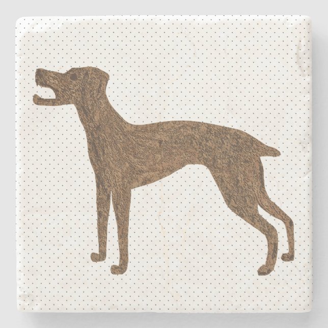 Abstreifenhund Steinuntersetzer (Vorderseite)