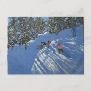 Absturz der Sledge Morzine Postkarte