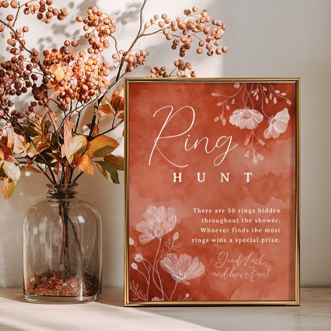 Absturz des Brautparty-Ring-Jagd-Spielzeugs in der Poster (Ring Hunt Game)