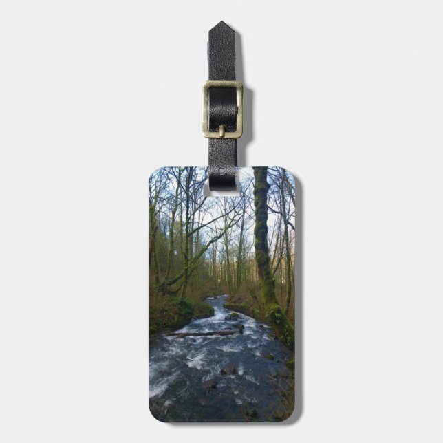 Absturz von Bridal Veil Falls, OR Gepäckanhänger (Vorderseite vertikal)