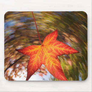 Absturz von einem Baum im Herbst Mousepad