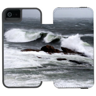 Absturz von Meereswellen Incipio Watson™ iPhone 5 Geldbörsen Hülle