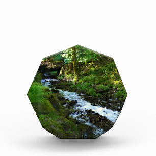 Absturz von Wahkeena Falls, OR Fotoblock