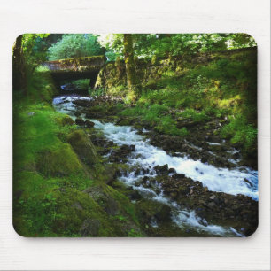 Absturz von Wahkeena Falls, OR Mousepad