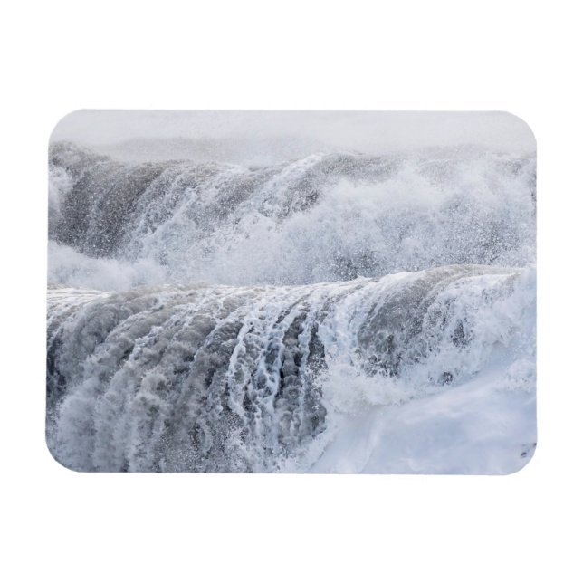 Abstürze im Winter Magnet (Horizontal)