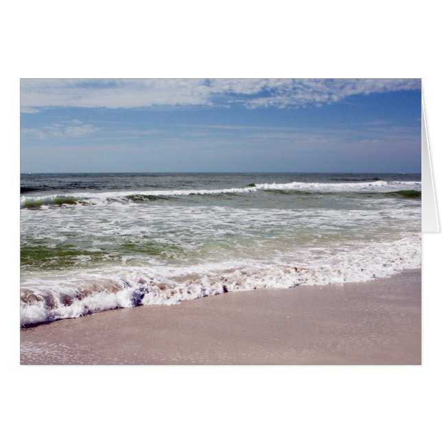Abstürze von Wellen am Sandy Beach (Vorderseite (Horizontal))