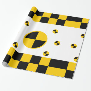 Absturzprüfzeichen Geschenkpapier