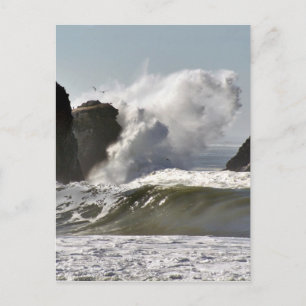 Absturzwelle Postkarte
