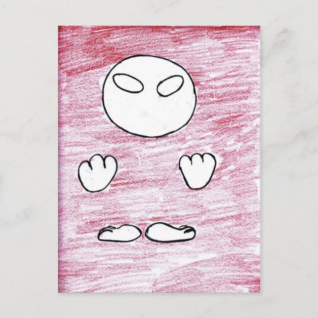 abszenceisnotNichts Postkarte (Vorderseite)