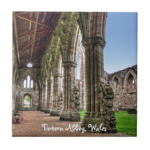 Abtei ancient Tintern, Zisterzienserkloster, Wales Fliese