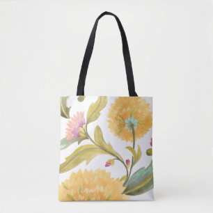 Abtei-Blumenfliesen - gelbe Blumen Tasche