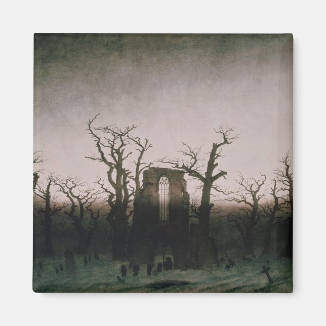 Abtei in Oakwood, 1810 Magnet (Vorne)