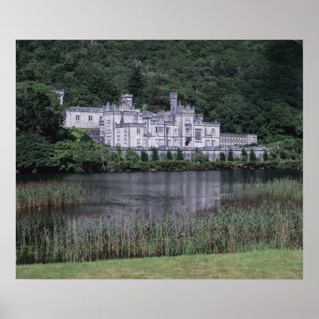 Abtei Kylemore, Connemara, Landkreis Galway, Poster (Vorne)