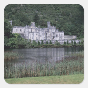 Abtei Kylemore, Connemara, Landkreis Galway, Quadratischer Aufkleber