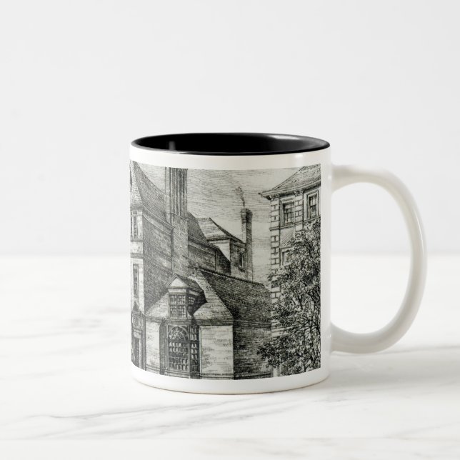 Abtei-Platz, Johannes Holz Zweifarbige Tasse (Rechts)