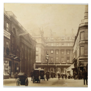 Abtei-Quadrat-und Pumpenräume, Bad, c.1880 (b/w Fliese