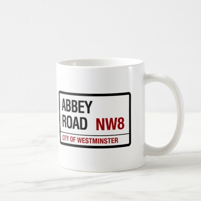 Abtei-Straßen-Kaffee-Tasse Kaffeetasse (Rechts)