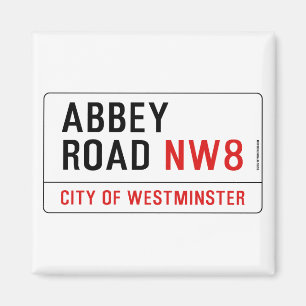 Abtei-Straßen-Straßenschild Magnet