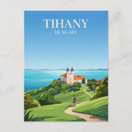 Abtei Tihany Ungarn Postkarte