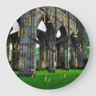 Abtei Tintern, Zisterzienserkloster, Wales Große Wanduhr