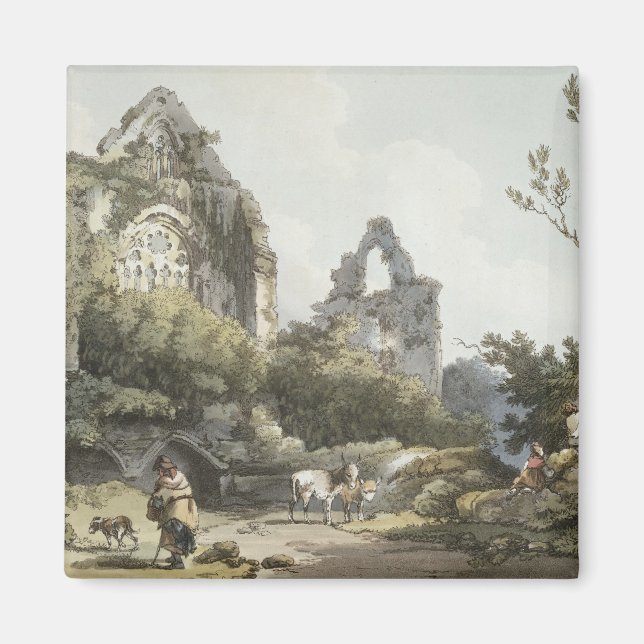 Abtei von Tintern aus "Die romantische und maleris Magnet (Vorne)