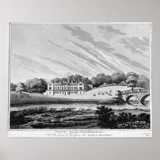 Abtei Woburn, Bedfordshire Poster (Vorne)