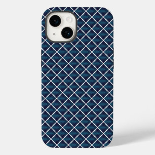 Abteil-Design abgerundet Blau Case-Mate iPhone 14 Hülle