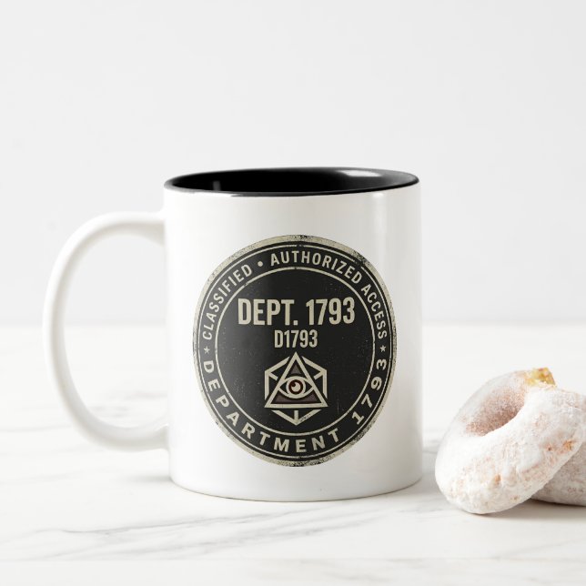Abteilung 1793 Kaffeetasse (Mit Donut)
