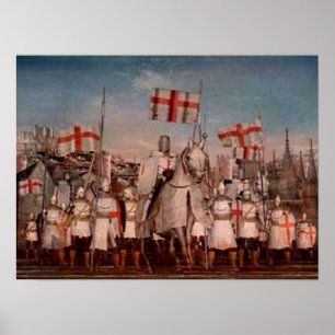 Abteilung der Tempelritter Poster