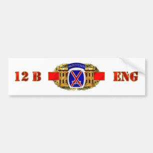 Abteilung des Berg12b 10. Autoaufkleber