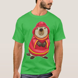 Abteilung für Beaver-Feuerwehrfeuer T-Shirt
