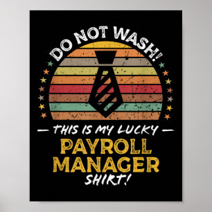 Abteilung Gehaltsverwaltung Funny Quote Grafik Poster