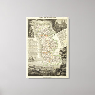 Abteilung irgendeine Hülse Leinwanddruck