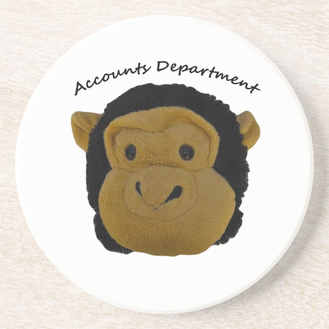 Abteilung Rechnungswesen. Funny Gifts für Arbeitne Getränkeuntersetzer (Vorne)