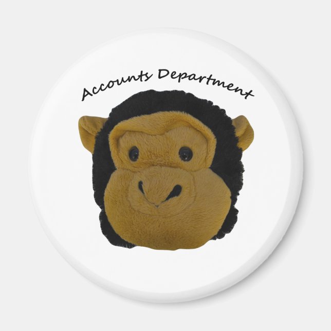 Abteilung Rechnungswesen. Funny Gifts für Arbeitne Magnet (Vorne)