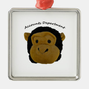 Abteilung Rechnungswesen. Funny Gifts für Arbeitne Silbernes Ornament