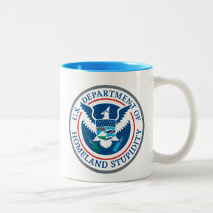 Abteilung von heimatStupidity Zweifarbige Tasse