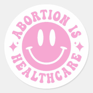 Abtreibung ist Gesundheit, Pro Choice, Frauenrecht Runder Aufkleber