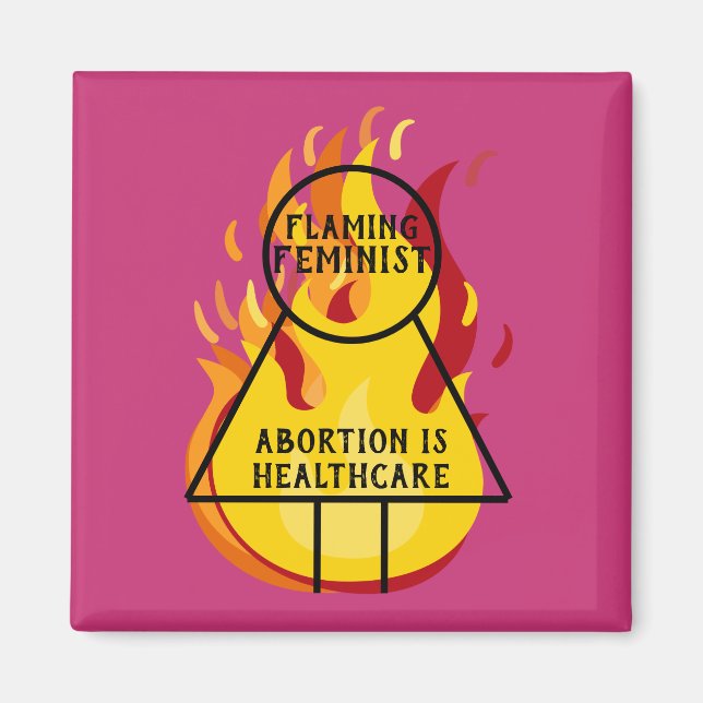 Abtreibung ist Gesundheitsfeministin 15 Magnet (Vorne)