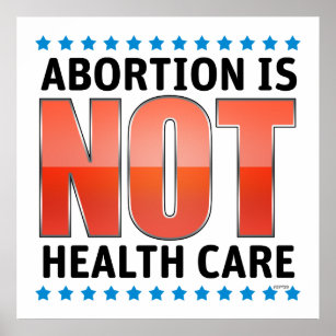 Abtreibung ist kein Gesundheitswesen Poster